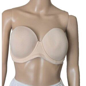 Wacoal Red Carpet Bra 854119 beige Convertible Strapless size 36DD
